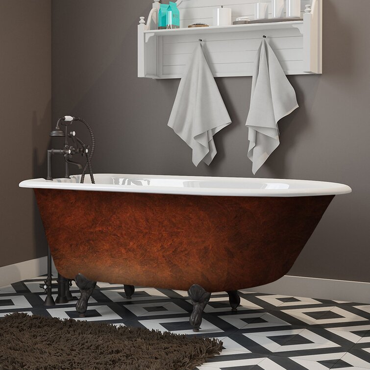 Porcelain deals clawfoot bathtub